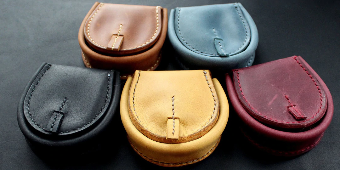 Leather coin purse tray wallet Leather coin purse tray wallet