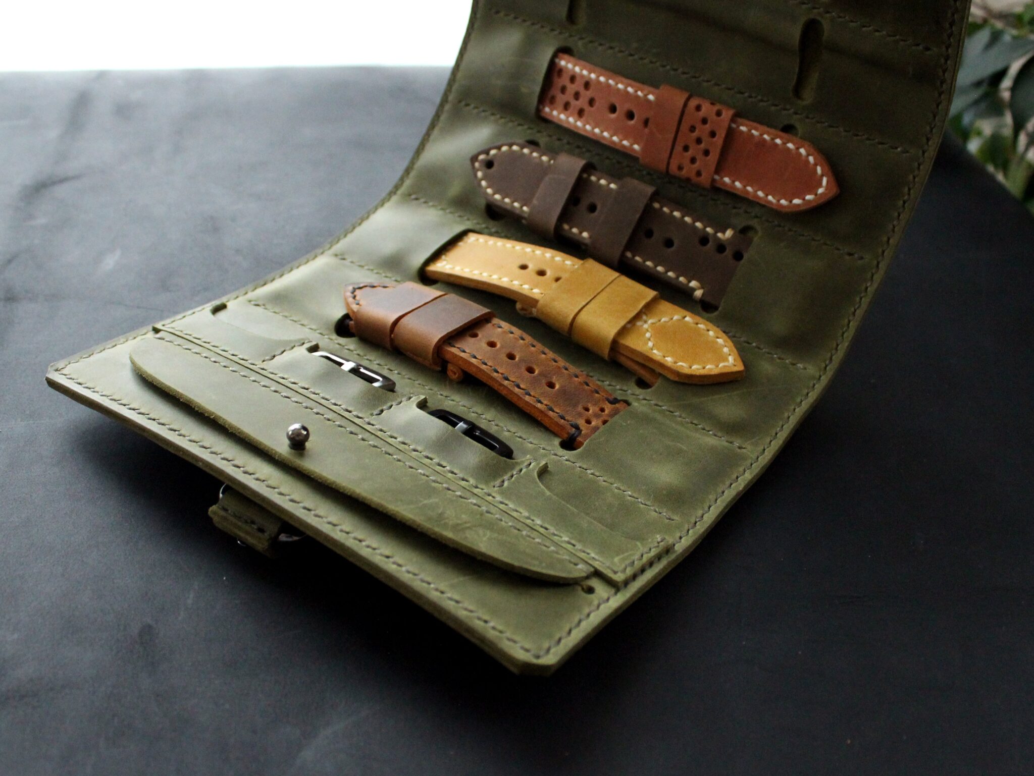 Genuine leather watch strap holder | Anger Refuge