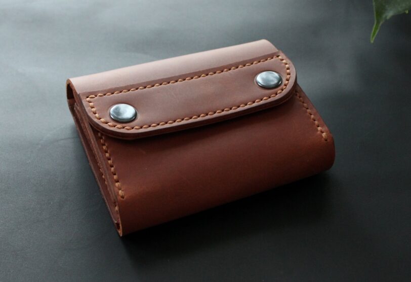 Small wallet Brick Brown