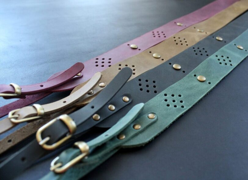 Camera strap wide perforated