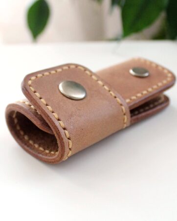 Key leather pouch