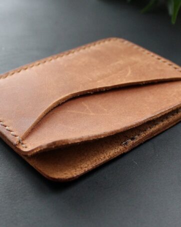 Credit card wallet Brown