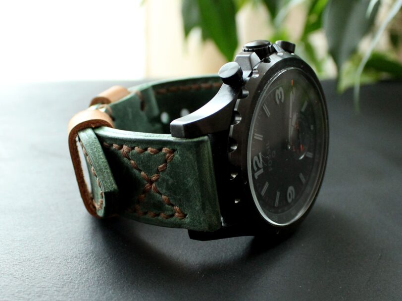 Watch band Green Brown