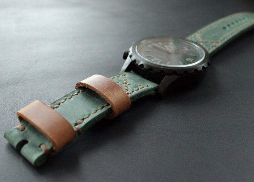 Watch band Green Brown