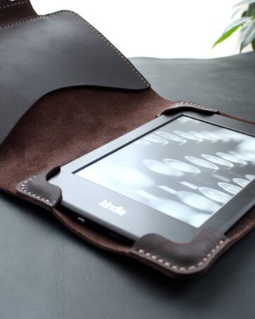 Kindle Paperwhite case Coffee Brown