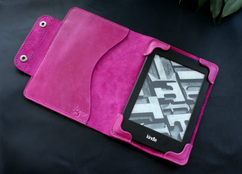 Kindle Paperwhite case Fuchsia pink