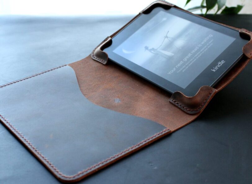Kindle Paperwhite case coffee