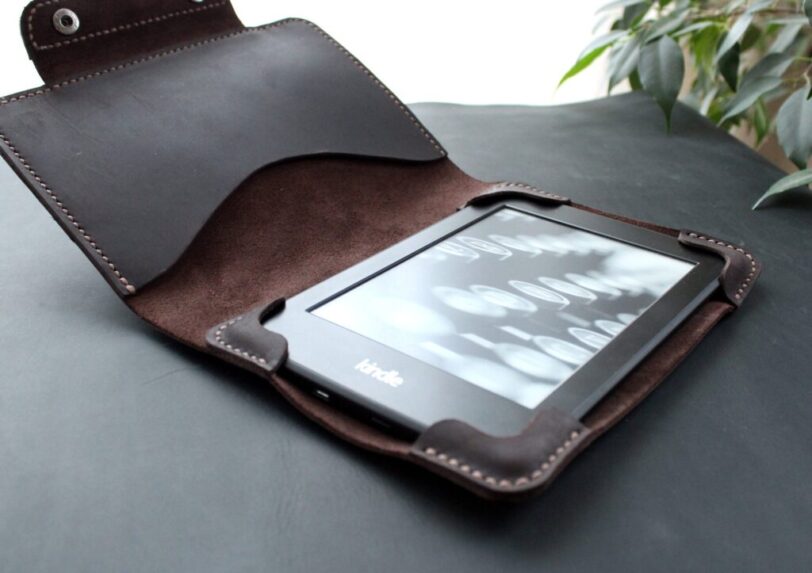 Kindle Paperwhite case coffee brown