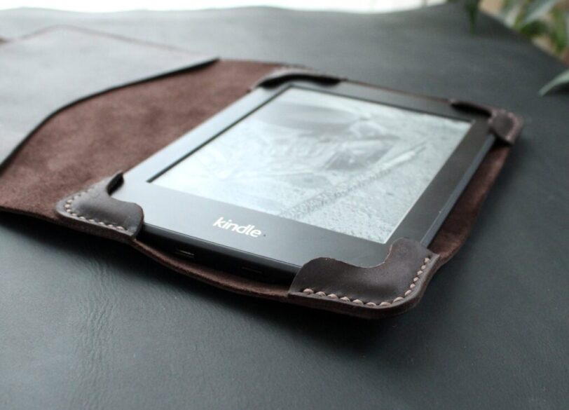 Kindle Paperwhite case coffee brown