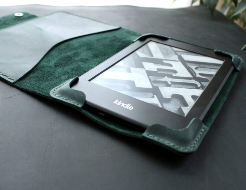 Kindle Paperwhite case dark green