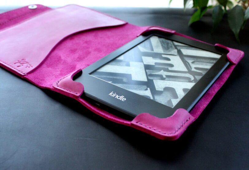 Kindle Paperwhite case fuchsia pink
