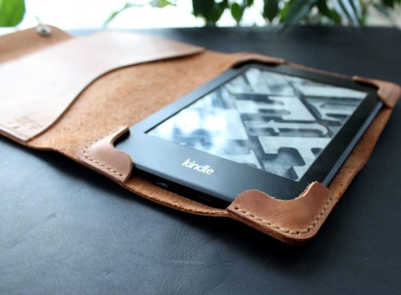Kindle Paperwhite case light brown