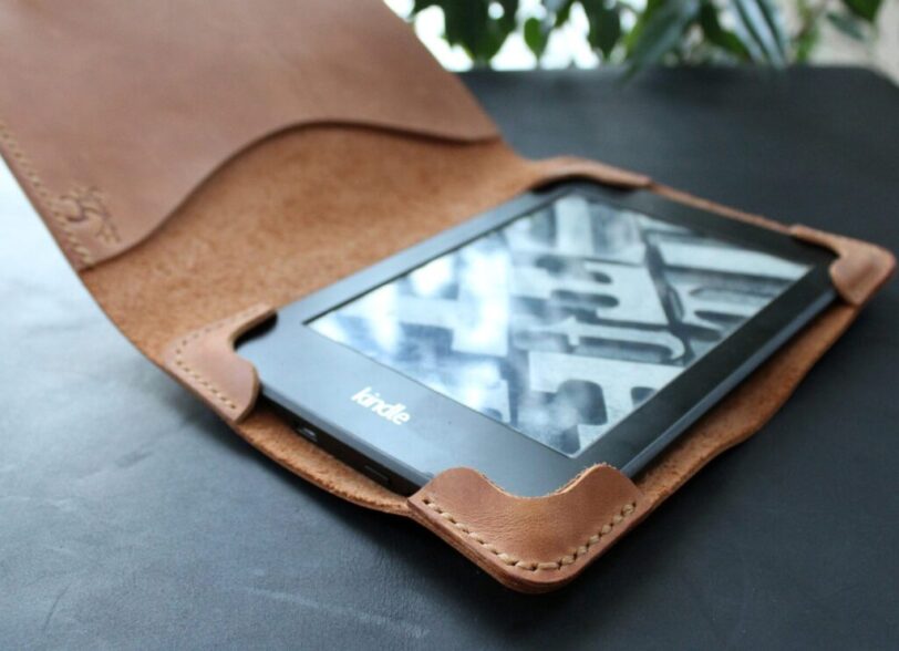 Kindle Paperwhite case light brown