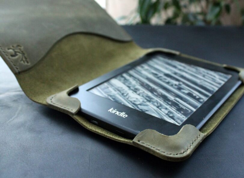 Kindle Paperwhite case moss green