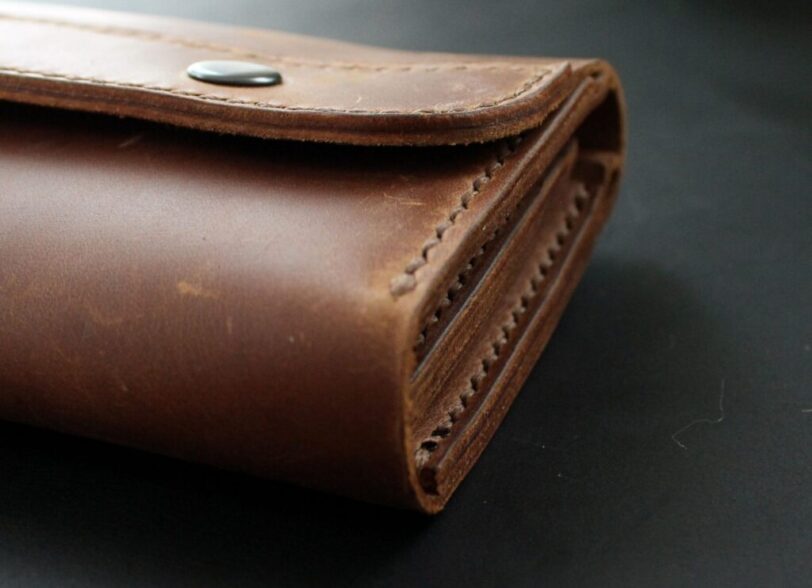 Large wallet brown