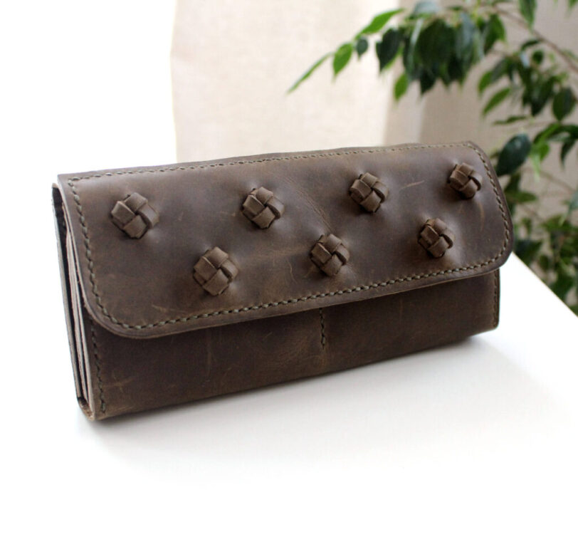 Large wallet clutch purse