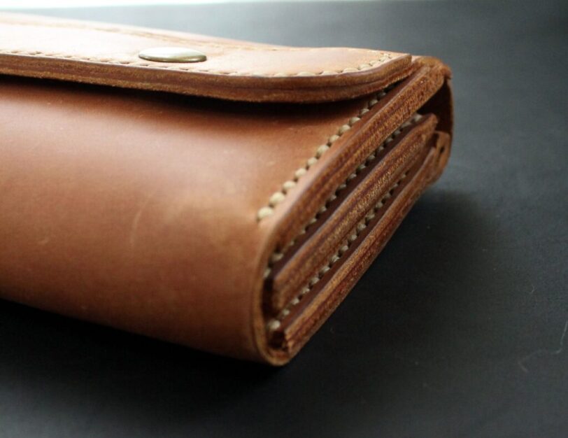 Large wallet ligth brown