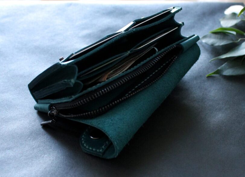 Large wallet teal