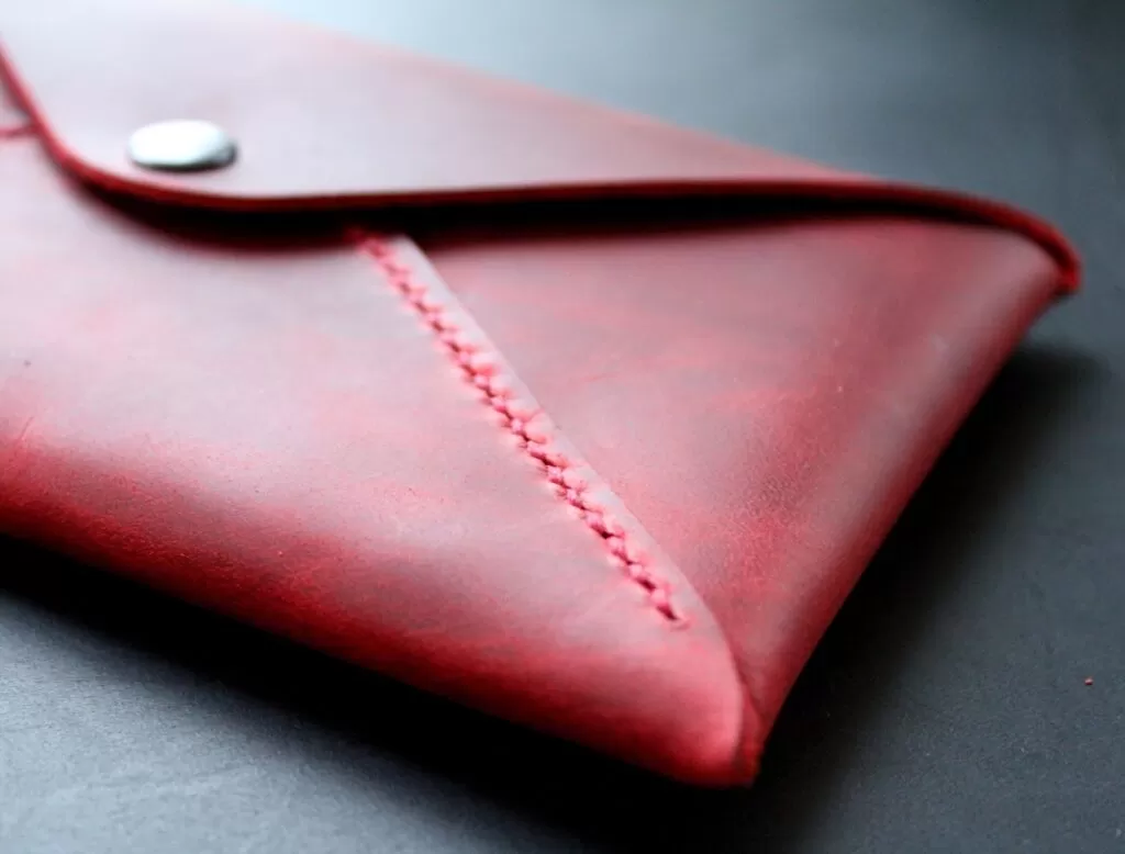 Retro Leather Walletsoft Sheepskin Red Envelopecoin Purse 