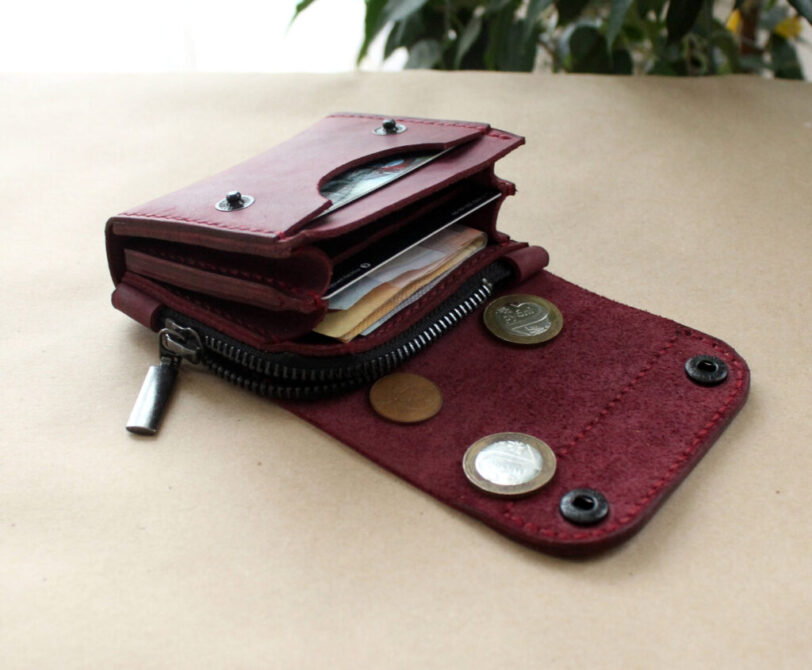 Small wallet purple