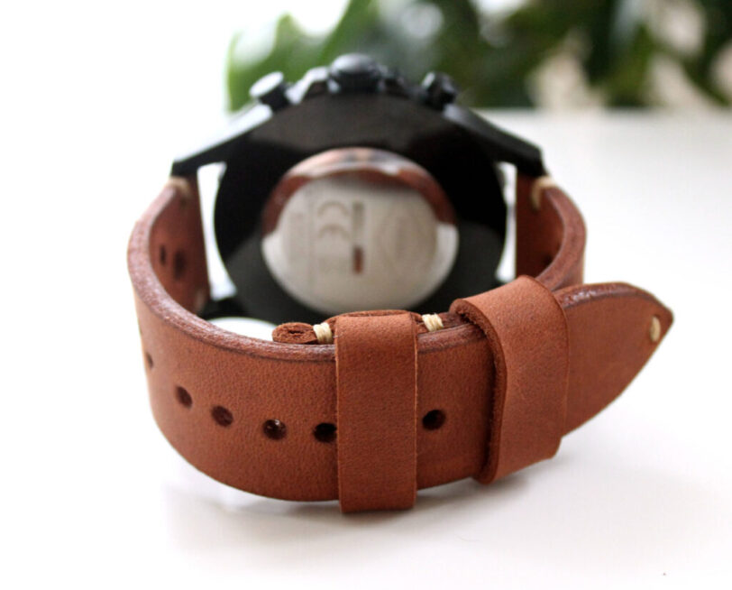 Watch band rally brown