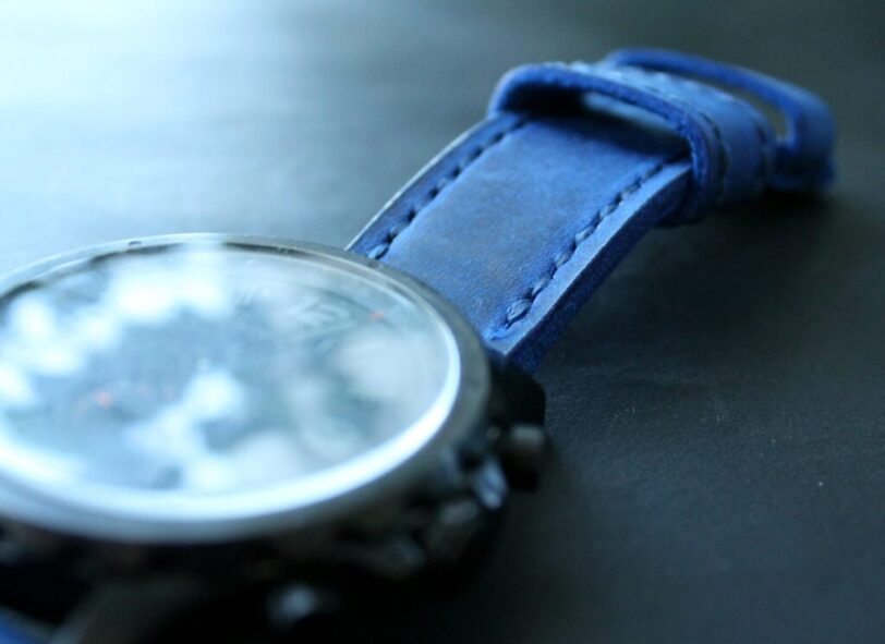 Watch strap sapphire blue