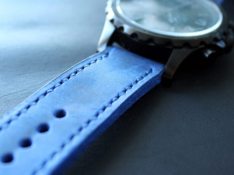 Watch strap sapphire blue